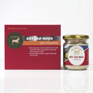 Bột Cao Ngựa nguyên chất Việt Minh Long bổ sung Canxi tăng cường sức khỏe xương khớp trị đau nhức Hàng Chính Hãng