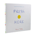 Press here is the original English art book for children. Children's book Herve Tullet 2-5-year-old children's intellectual development art enlightenment parent-child interaction hardcover full color. 