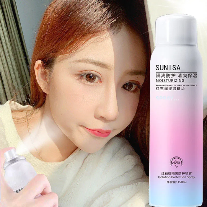 Best Selling Sunisalifusha Red Pomegranate Whitening Sunscreen Spray For Face And Body Uv 0896