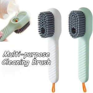 Long Handle Cleaning Brush Multi-purpose Soft Bristled Liquid Shoe Brush Clothes Brush Cleaning Tool