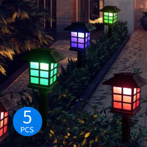 Outdoor Solar LED Waterproof Pathway Landscape Light Lamp Stake Garden Yard Lawn Light