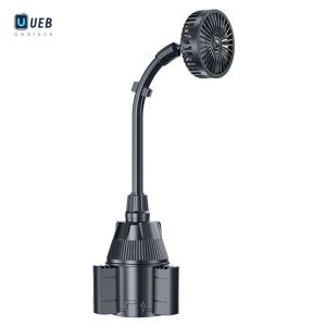 Ueblock✈ USB Auto Water Cup Holder Fan 3 Speeds Auto Cooler Fan Adjustable Portable Car Cooling Fan Auto Interior Accessories