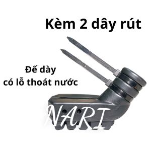 COMBO 5 Bọc chân chống xe máy cao su chống trầy nền nhà bọc chân chống kèm 2 dây rút chất liệu dày dặn tiện lợi - Nari