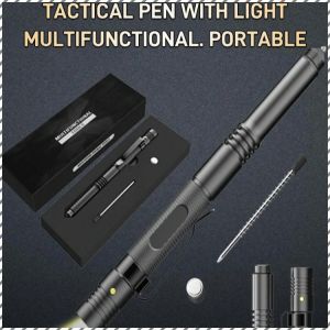 ปากกามัลติฟังก์ชั่น สถานการณ์ฉุกเฉิน กันน้ำ ปากกาป้องกันตัวเอง การเอาชีวิตรอดทางชีวภาพ