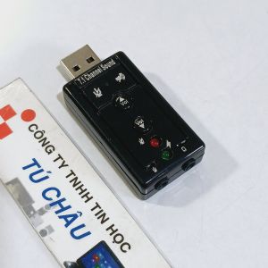 USB âm thanh / USB Sound 7.1 Channel Sound (Nút bấm trên thân USB)