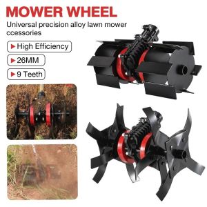 NEXASHOP Multifunctional Mower Wheel Grass Trimmer Manganese Steel Weeding Wheel Universal Loosening Wheel Mower Accessories
