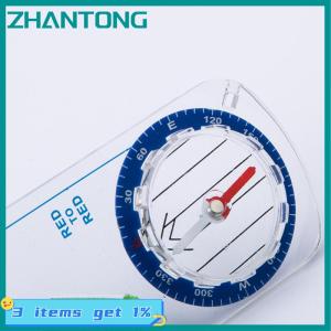 ZHANTONG 1pc Outdoor Professional Thumb Compass Elite Competition Orienteering Compass Portable Compass Map Scale Compass