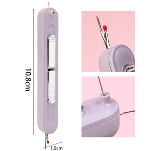 เครื่องมือถอดเกลียวแบบเข็มแบบ2 In 1อุปกรณ์สำหรับผู้อาวุโสอุปกรณ์จักรเย็บด้วยมือพิเศษสำหรับครัวเรือนมัลติฟังก์ชัน