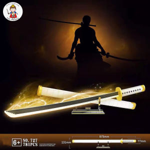 ĐỒ CHƠI LẮP RÁP LEGO MÔ HÌNH THANH KIẾM DẠ QUANG PHÁT SÁNG ENMA/WADO ICHIMONJ/SANDAI KITETSU CỦA ZORO ONE PIECE K721