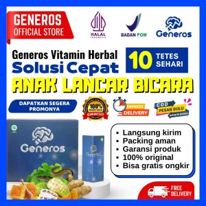 VITAMIN HERBAL GENEROS || SPEECH DELAY LANCAR BICARA||MENUTRISI OTAK ANAK CERDAS
