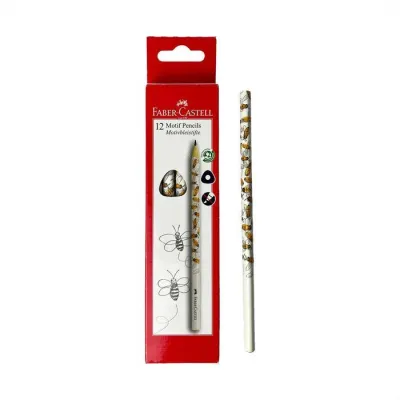 NA FABER CASTELL Pensil Motif Satuan / Pensil Kayu Pencil Tulis Eceran Graphite Grafit / Faber Castel Karakter
