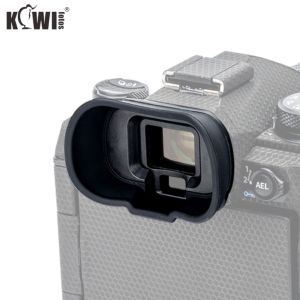 Kiwifotos Long Camera Eyecup for Olympus OM SYSYEM OM-1 Mark II Soft Silicone Viewfinder Eyepiece Eye Rubber Replace EP-18