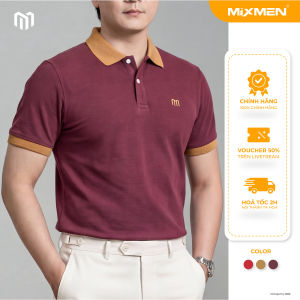 Áo polo nam Mixmen Y&G M-607 vải cá sấu cotton interlock áo trơn chuẩn formMàu Đỏ cao cấp Big Size