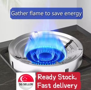 [LOCAL SELLER] 9 opening holes Gas Stove Windproof Kitchen Pot Holder Torch Cooker Bracket Reducer Energy Saving Gas Saving
