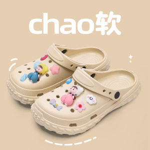 [Free Shipping] ChildrenS Clog Shoes For Girls 2026 New Summer Thick-Soled Eva Non-Slip Parent-Child Slippers For Girls For Outdoor Wear