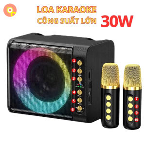 Loa Hát Karaoke Bluetooth T203 - Công Suất 30W Pin Khủng Âm Thanh Sống Động Nhỏ Gọn