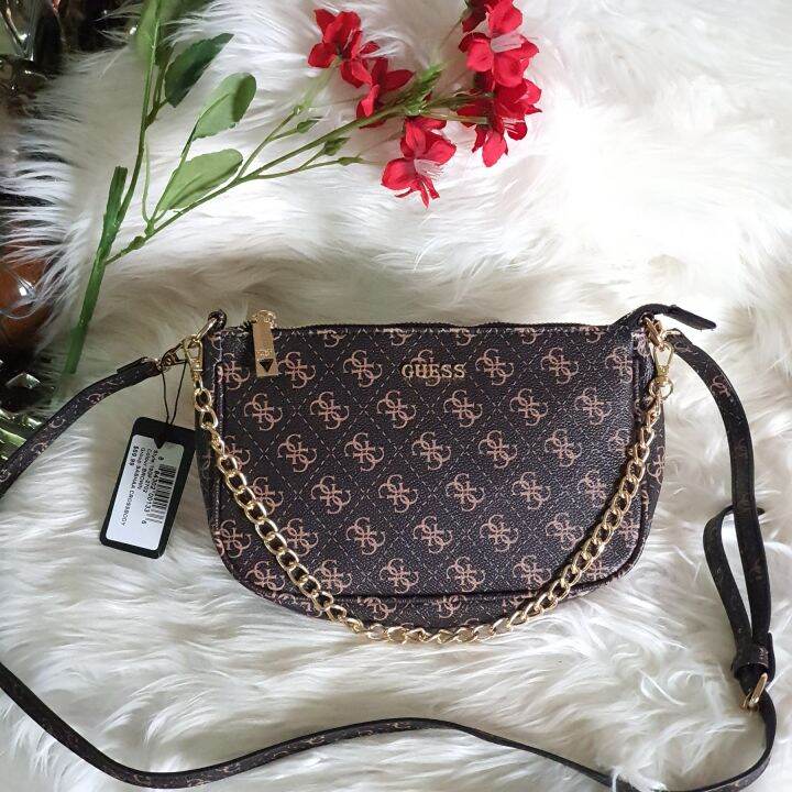 Guess crossbody hotsell bag brown