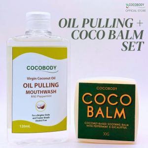 Cocobody Oil Pulling 120ml & Coco Balm 30g Set