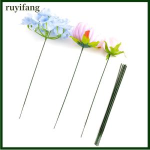ruyifang ลวดเหล็กกิ่งเทียม50ชิ้น ล็อตสำหรับงานประดิษฐ์ดอกไม้ประดิษฐ์สำหรับตกแต่งงานฝีมือแบบทำมือ