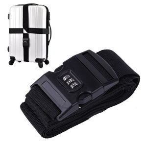 Travel Luggage Strap Cross Buckle Bag Tie Security Seal Lock Bag And Checked Baggage Anti-Explosion Belt