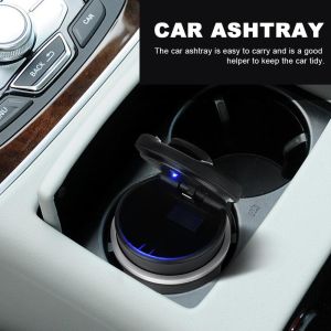 2 In 1 Convenient Practical Portable Lightweight Car Auto Ashtray Ash Holder Detachable Cigarette Li