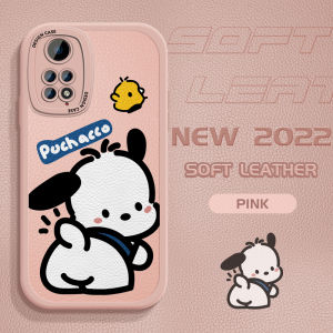 Case Casing For Xiaomi Redmi Note 11 Note 11 5GNote 11 Pro Plus 5G Phone Case For Girls Boys Slim Slim Skin Feeling Cartoon Pochacco Leather Back PU Leather Cover