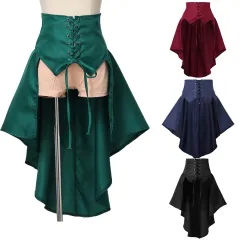 Steampunk Skirt Women's Tulle Skirts Waist Belt for Women Ruffles
