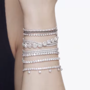 SWAROVSKI Luxury Exquisite silver diamond bracelet S925 sterling silver womens fashion bracelet