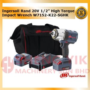 Shengyik Ingersoll Rand 20V Brushless 1/2” High Torque Impact Wrench W7152-K22-SGHK