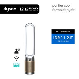 Dyson Purifier Cool ™ Formaldehyde Air Purifier Fan TP09 (White/Gold) - Penjernih Udara