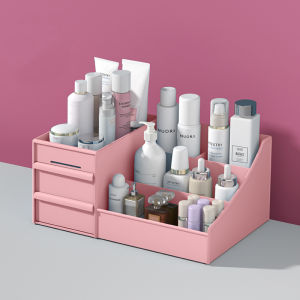 【SG Stock】Adjustable Desk Storage Makeup Cosmetics Bathroom Stationery Multi-Purpose Compact Organizer with Drawers