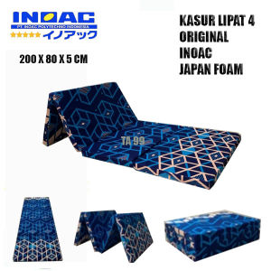 Kasur lipat inoac 200x80x5 cm single garansi 10 thn light green