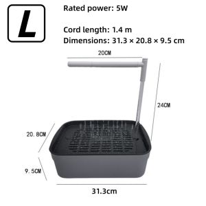 USB Electric Circulating Bird Bath Tub - Automatic Shower Fountain