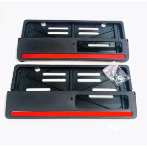 Dudukan Plat Nomor Motor / Cover Plat Nomor Motor Ori Honda Ori Ahm / Bingkai Plat List Nomor Universal PROMO SEPASANG ( Depan Belakang)