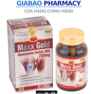 Viên uống MAXXGOLD bổ sung glucosamine tương trợ xương khớp - Hộp 60 viên