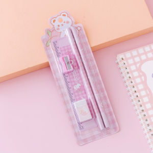 【Ready Stock】5 In 1 Stationery Gift Pencil Set Party Gift Door Gift or Kindergarten for Children