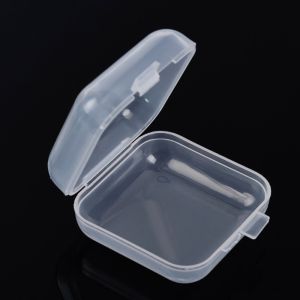 10/20pcs Mini Plastic Storage Boxes / Mixed Sizes Rectangular Empty Storage Containers / Transparent Jewelry Packing Box / Dustproof Durable Small Items Organizer