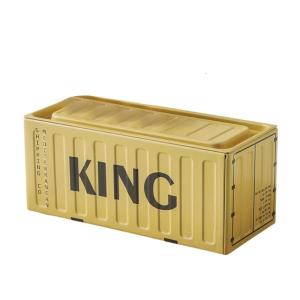 Tin Container Box Decorative Storage Rearrange