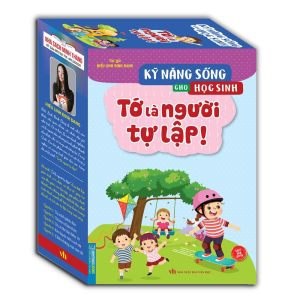 Sách - Combo hộp kỹ năng sống cho học sinh - Tớ là người tự lập (trọn bộ 5 cuốn)