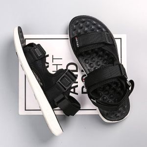 Razorstorm All Black Sandals for Men 2025 Summer New Fashion Rubber Sandals for Male Outdoor Sandal Shoes for Teenagers Boys Anti Slip
