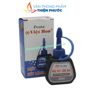 Mực lông dầu Penta 25ml 3 màu xanh đỏ đen THIỆN PHƯỚC