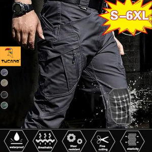 TUCANO Military Tactical Pants Waterproof Cargo Pants Men Breathable SWAT Army Combat Trousers Work Joggers Pants