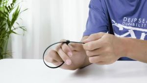 0 Pack Reusable Zip Ties 6 inch Heavy Duty Outdoor UV Resistant Releasable Black Zip Ties Indoor Round Ending No Hurt Cable Ties Reusable Tie Wraps Non Slip Off