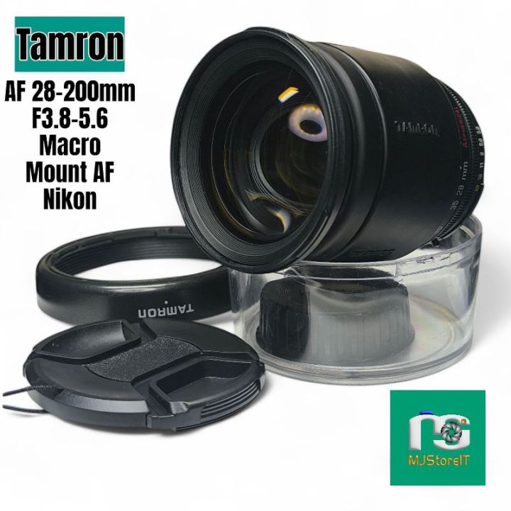 TAMRON AF Zoom 28-200mm f3.8-5.6 LD Aspherical + Hood Mount AF Nikon ...