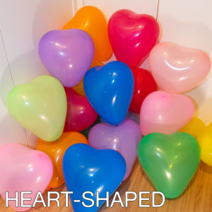 【SG STOCK】🎈50PCS 12 Inch Balloon Thick Assorted Matte Pastel Metallic Chrome Heart Confetti Latex Birthday Party Wedding Baby Shower Decoration Anniversary New Year Graduation