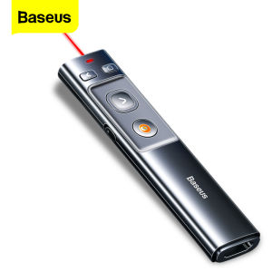 BASEUS Orange Dot Wireless Presenter Rechargeable Laser Pointer 2.4GHz (Red Laser) Projector Powerpoint Presentation Pen