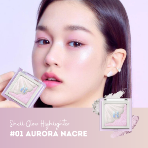 [02 - Exp: June 2026] HOLIKA HOLIKA SHELL GLOW HIGHLIGHTER - LIKE SHELL COLLECTION | Korean Eye Makeup