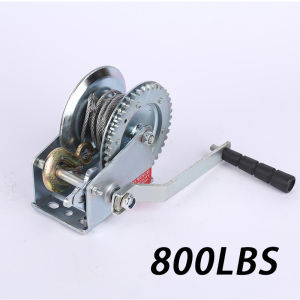 2000LBS 1200LBS 800LBS Wire Rope Hand Winch Hand Winch Heavy Duty Hand Crank Winch High Quality Hand Winch Hand Winch Boat Winch Manual Pulley  Mini Pulley