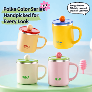 CANICECA Multicolor Insulated Water Mug 400ml/500ml Stainless Steel Thermal Cup Portable Insulated Water Mug Office Use