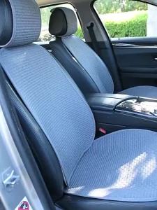 Premium Car Seat Cushion Cover Universal Flax Non-Slip Washable Cushion Set Car Front Back Seat Protector Covers Kusyen Kereta Car Interior Accessories